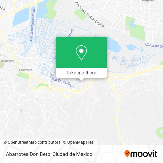 Abarrotes Don Beto map