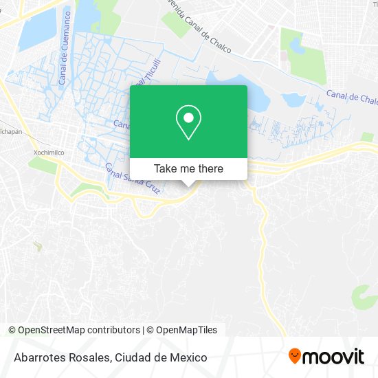Abarrotes Rosales map