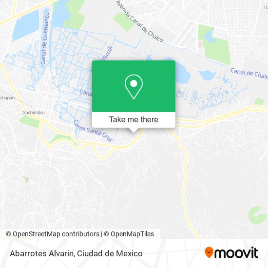 Abarrotes Alvarin map