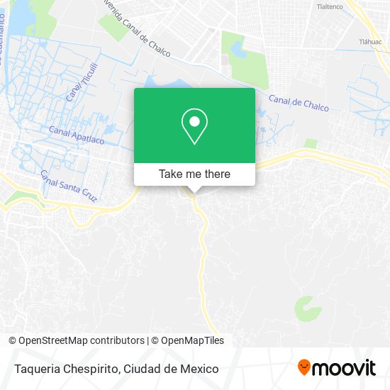 Mapa de Taqueria Chespirito