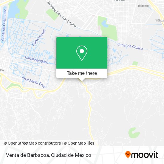 Venta de Barbacoa map