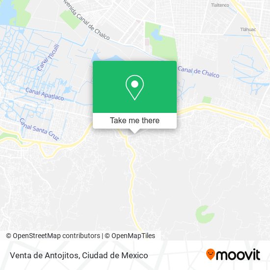 Mapa de Venta de Antojitos