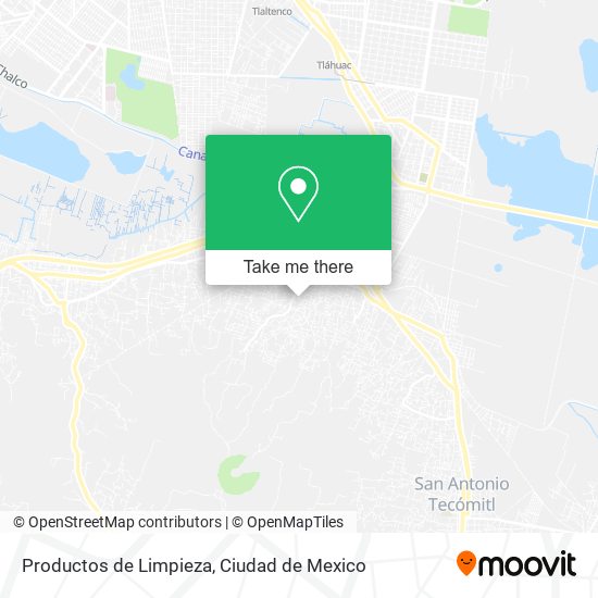 Productos de Limpieza map