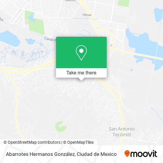 Abarrotes Hermanos González map