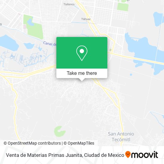 Venta de Materias Primas Juanita map