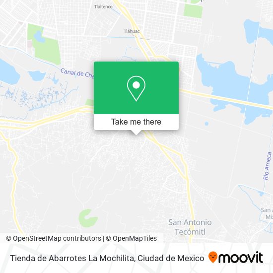 Tienda de Abarrotes La Mochilita map