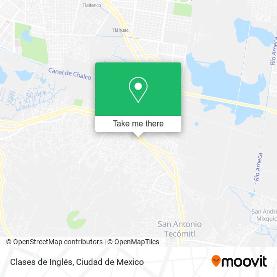 Clases de Inglés map