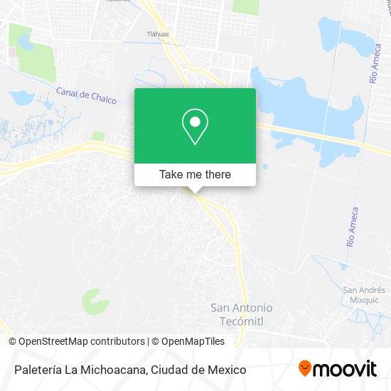 Paletería La Michoacana map