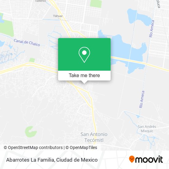 Abarrotes La Familia map