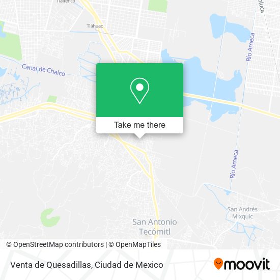 Venta de Quesadillas map