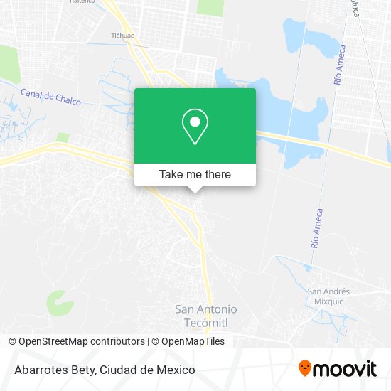 Abarrotes Bety map