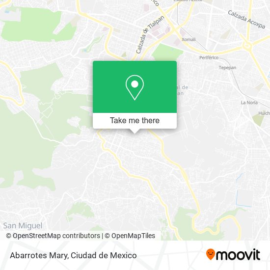 Abarrotes Mary map