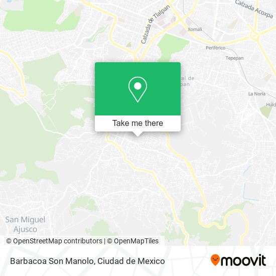 Barbacoa Son Manolo map