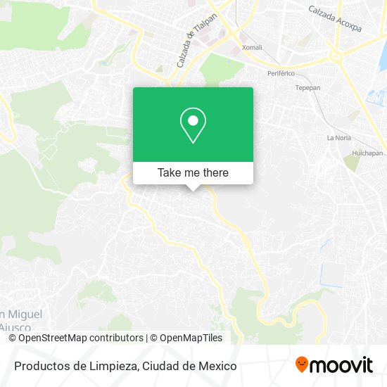 Productos de Limpieza map