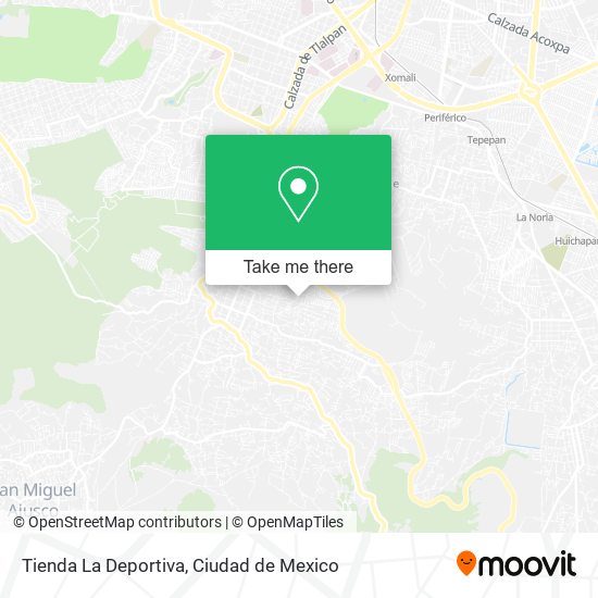 Mapa de Tienda La Deportiva