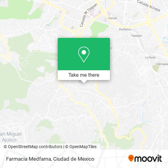 Farmacia Medfama map
