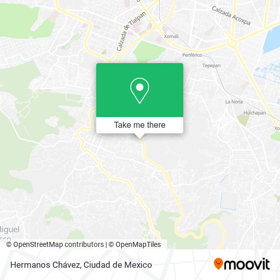 Hermanos Chávez map