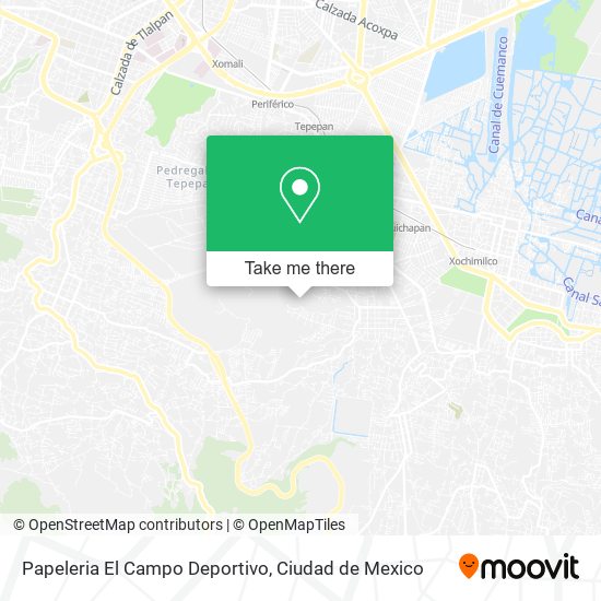 Papeleria El Campo Deportivo map