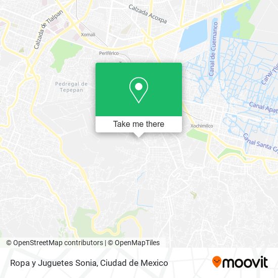 Ropa y Juguetes Sonia map