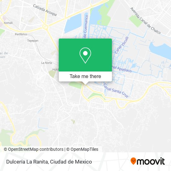 Dulcería La Ranita map