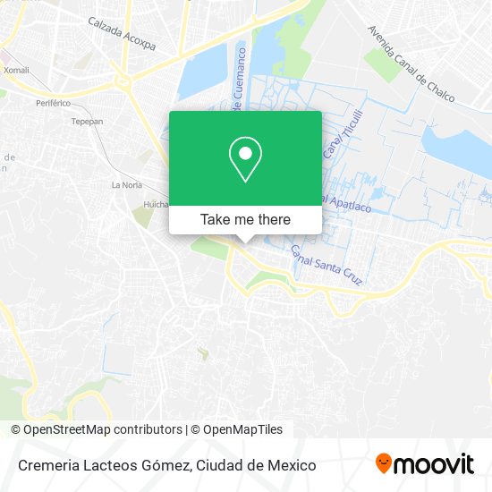 Mapa de Cremeria Lacteos Gómez