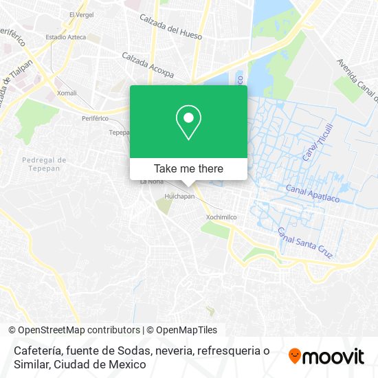 Cafetería, fuente de Sodas, neveria, refresqueria o Similar map