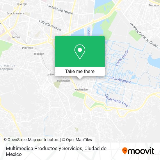 Multimedica Productos y Servicios map