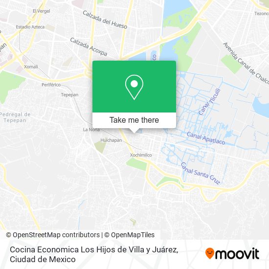 Cocina Economica Los Hijos de Villa y Juárez map