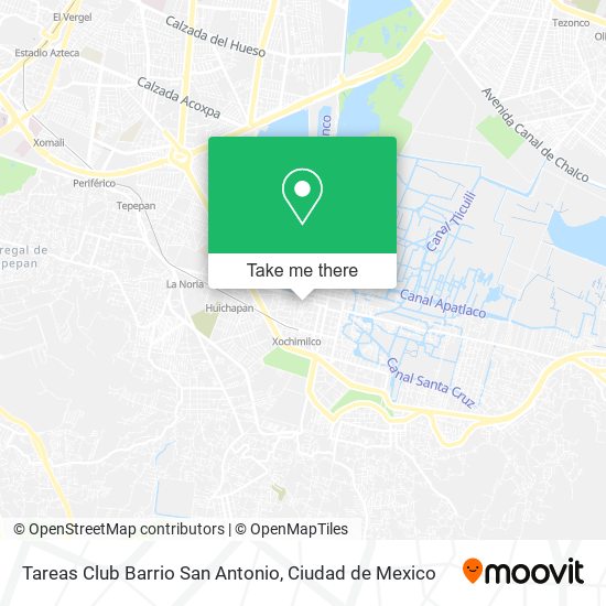 Tareas Club Barrio San Antonio map