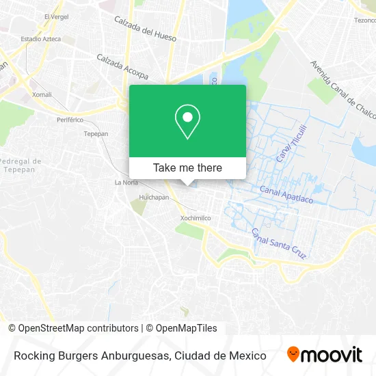 Rocking Burgers Anburguesas map