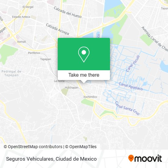 Seguros Vehiculares map
