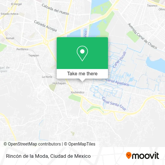 Rincón de la Moda map