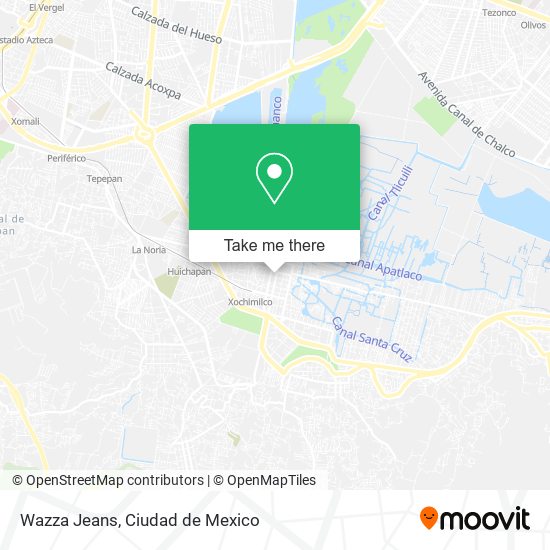 Wazza Jeans map