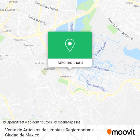 Mapa de Venta de Artículos de Limpieza Regiomontana