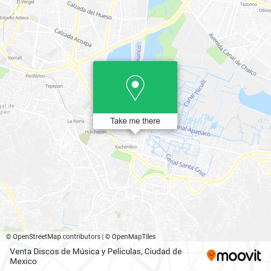 Mapa de Venta Discos de Música y Peliculas