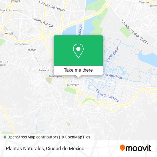 Plantas Naturales map