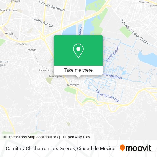 Mapa de Carnita y Chicharrón Los Gueros