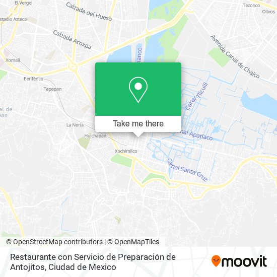 Restaurante con Servicio de Preparación de Antojitos map