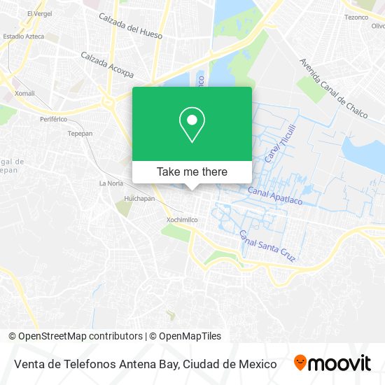 Mapa de Venta de Telefonos Antena Bay