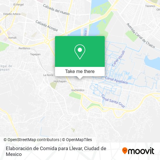 Elaboración de Comida para Llevar map