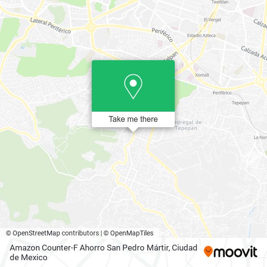 Amazon Counter-F Ahorro San Pedro Mártir map
