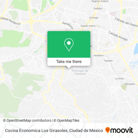 Cocina Economica Los Girasoles map