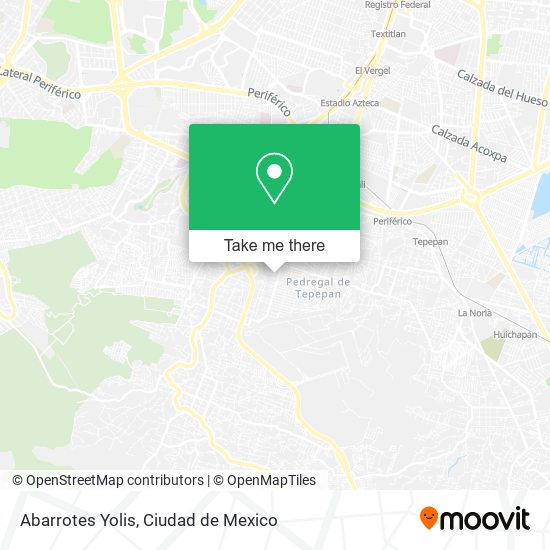 Abarrotes Yolis map