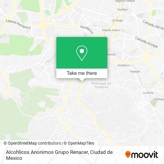 Alcohlicos Anonimos Grupo Renacer map