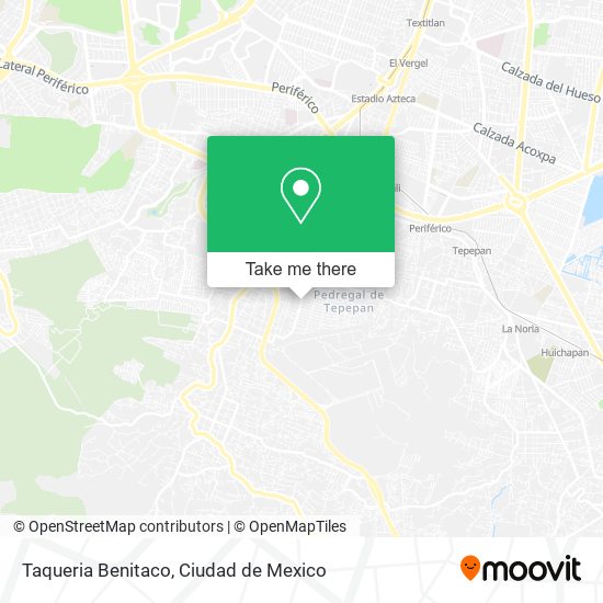 Taqueria Benitaco map