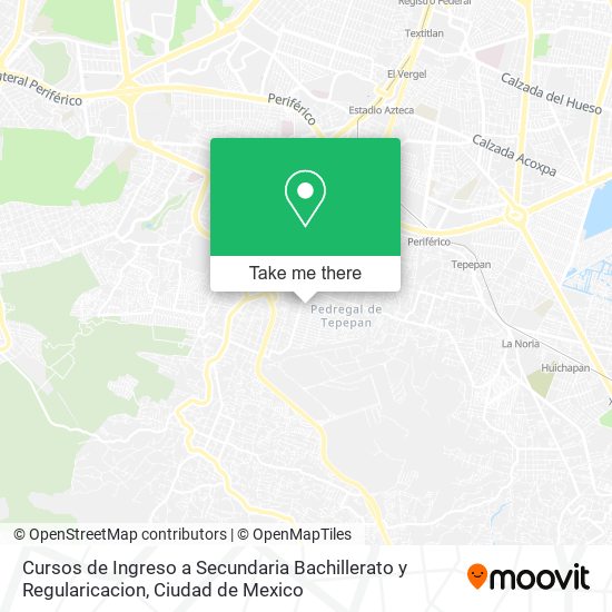 Mapa de Cursos de Ingreso a Secundaria Bachillerato y Regularicacion