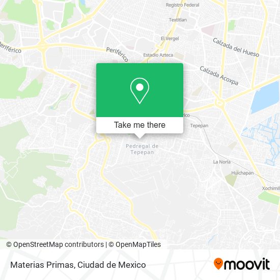 Materias Primas map