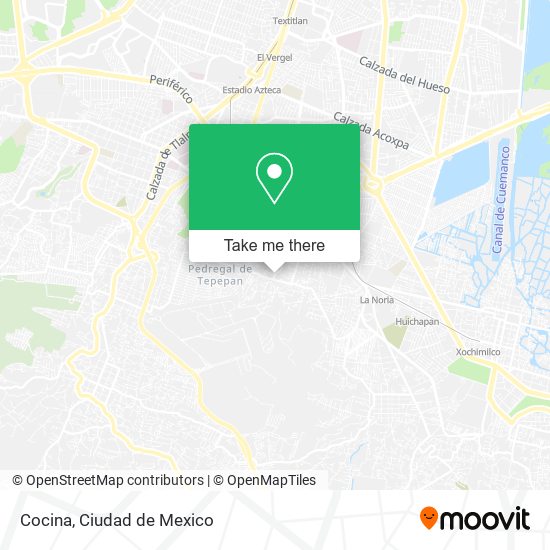 Mapa de Cocina