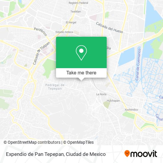 Expendio de Pan Tepepan map