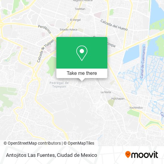 Antojitos Las Fuentes map